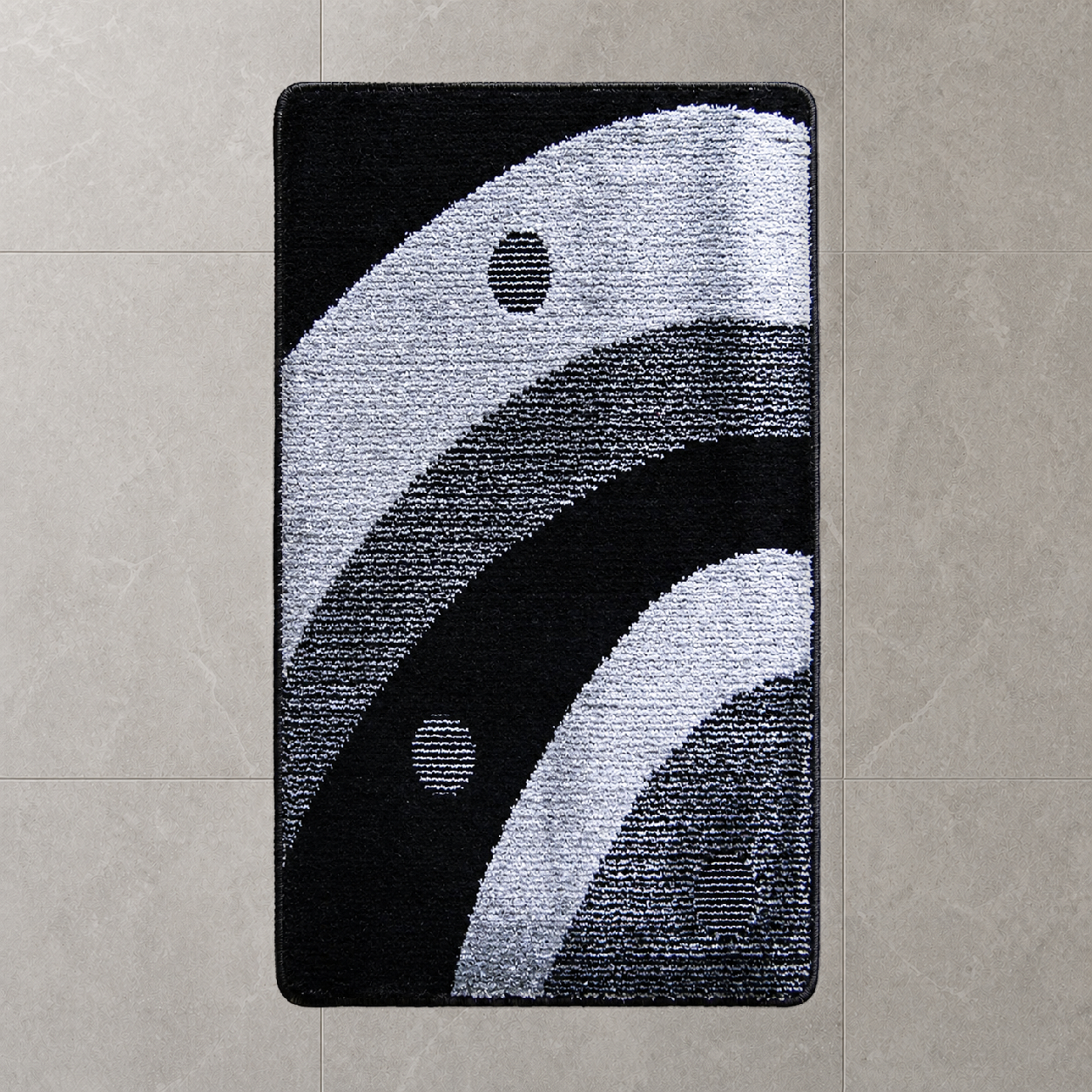 Badematte 80x200 cm #48 SCHWARZ