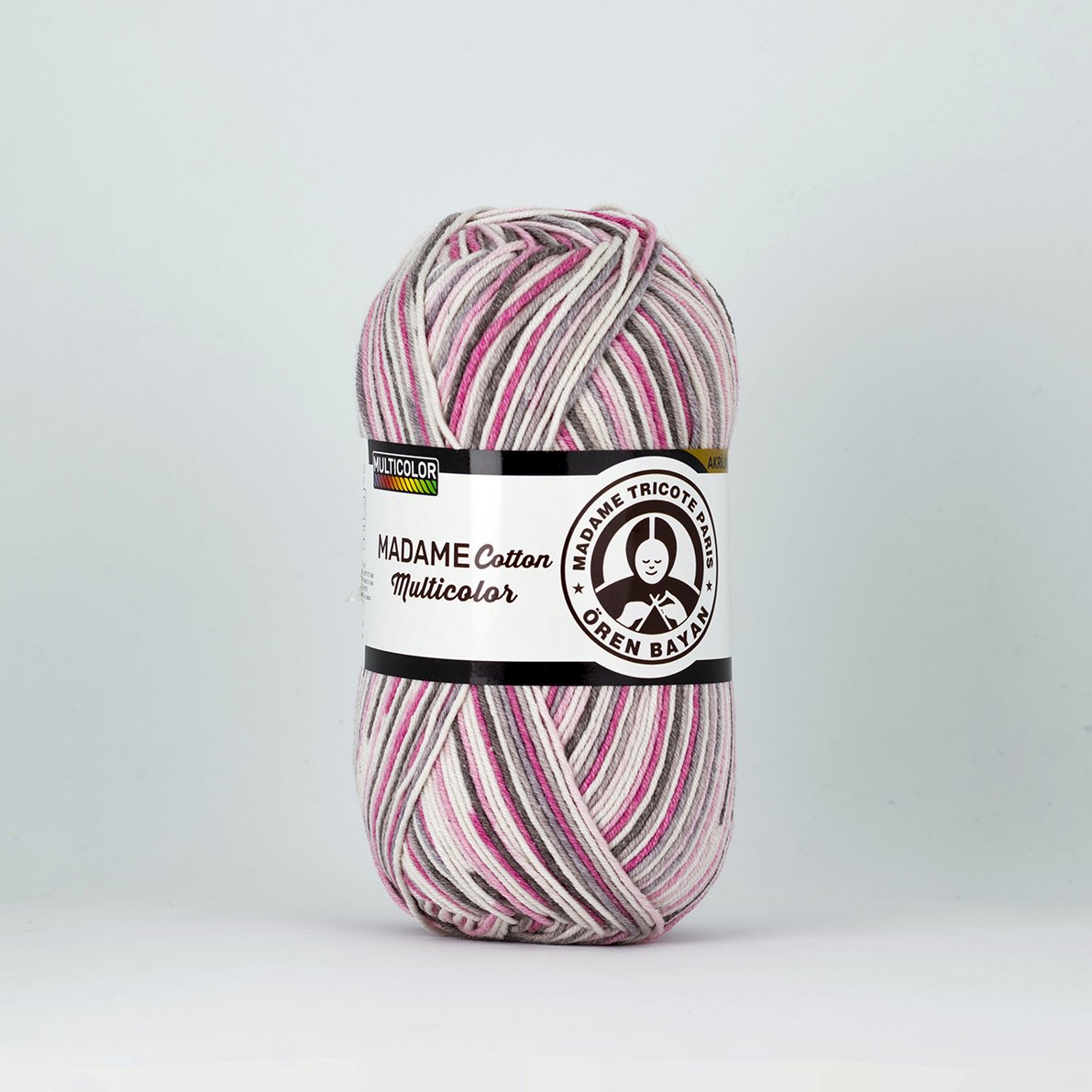 Garn Madame Cotton Multicol #450, 3x100g