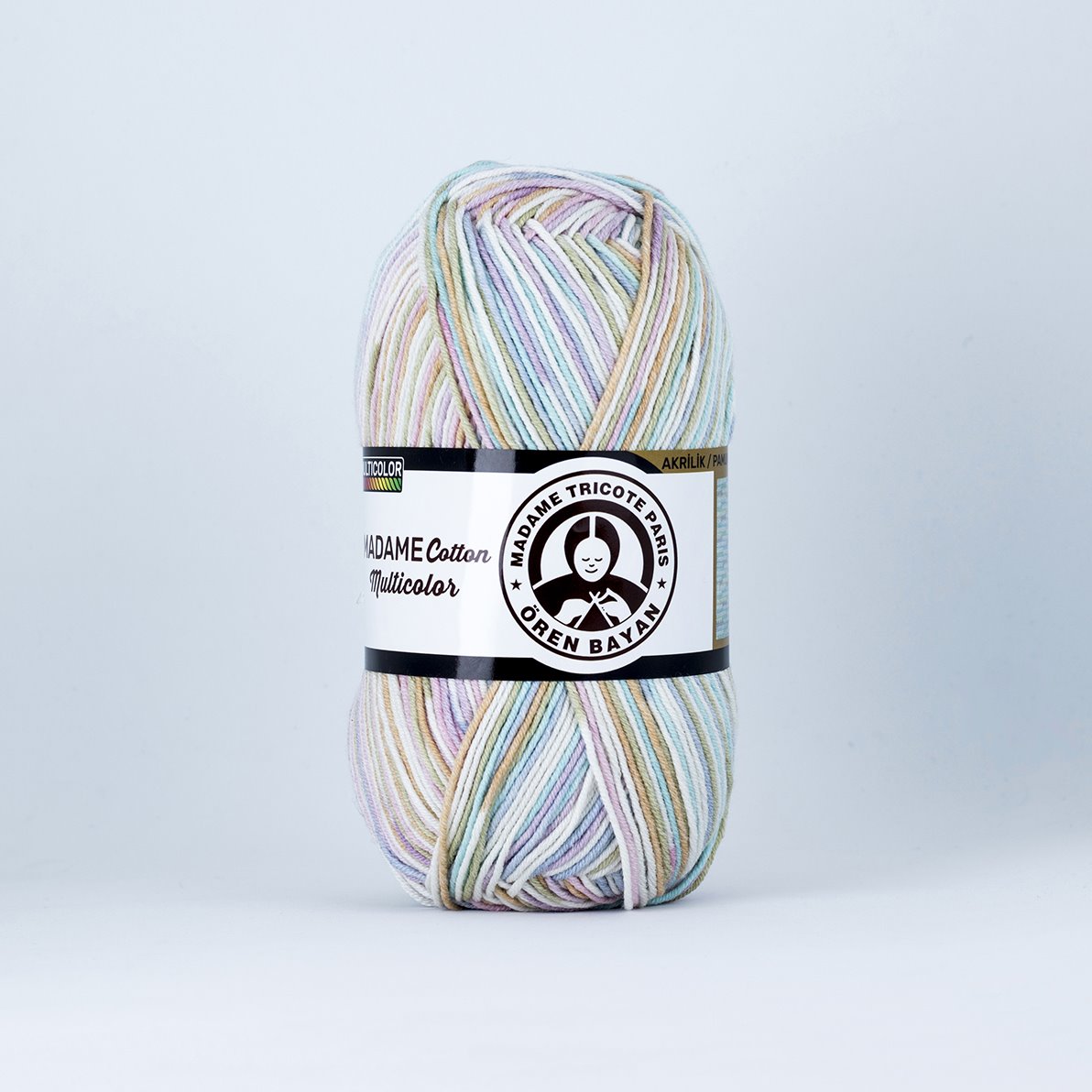 Garn Madame Cotton Multicol #447, 3x100g