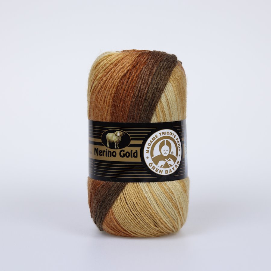 Garn Merino Gold Batik #804, 5x100g