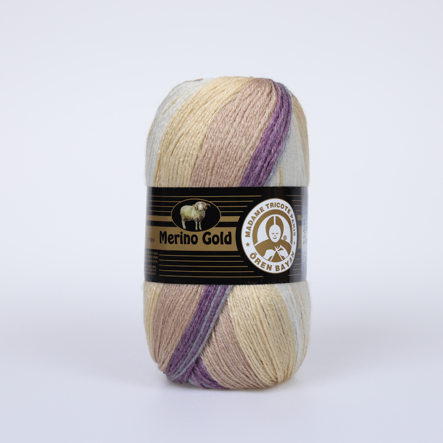 Garn Merino Gold Batik #807, 5x100g
