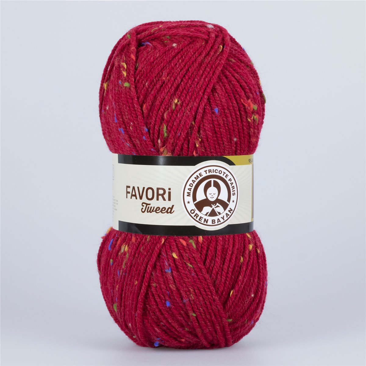 Garn Favori Tweed #034C, 5x100g