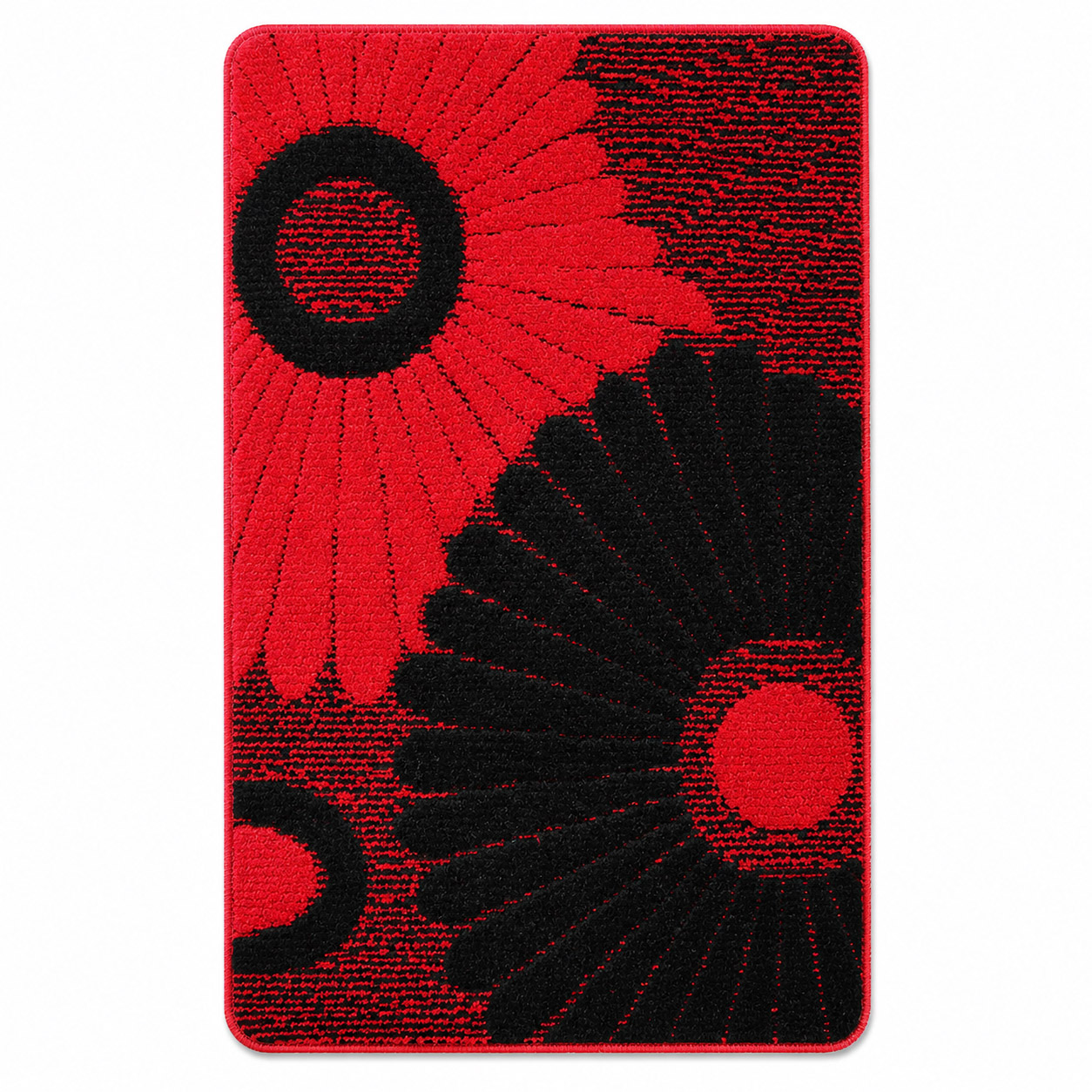 Badematte 80x200 cm #02 ROT