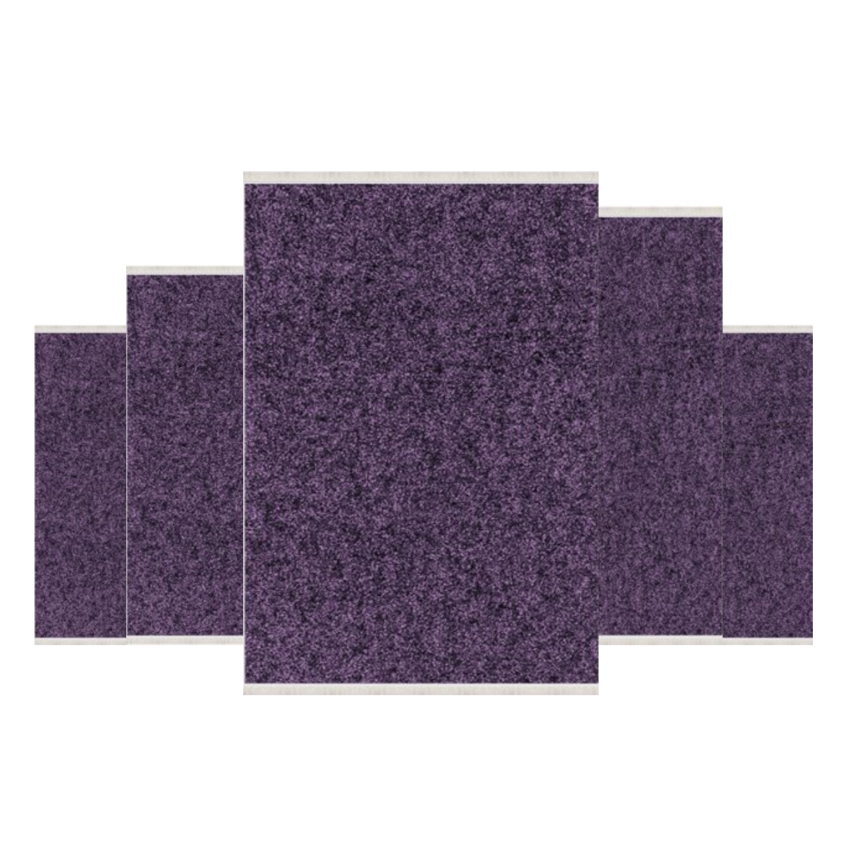 Teppich Kurzflor Wohnzimmer Läufer Set 80x150cm, 80x200cm, 120x180cm, 160x230cm