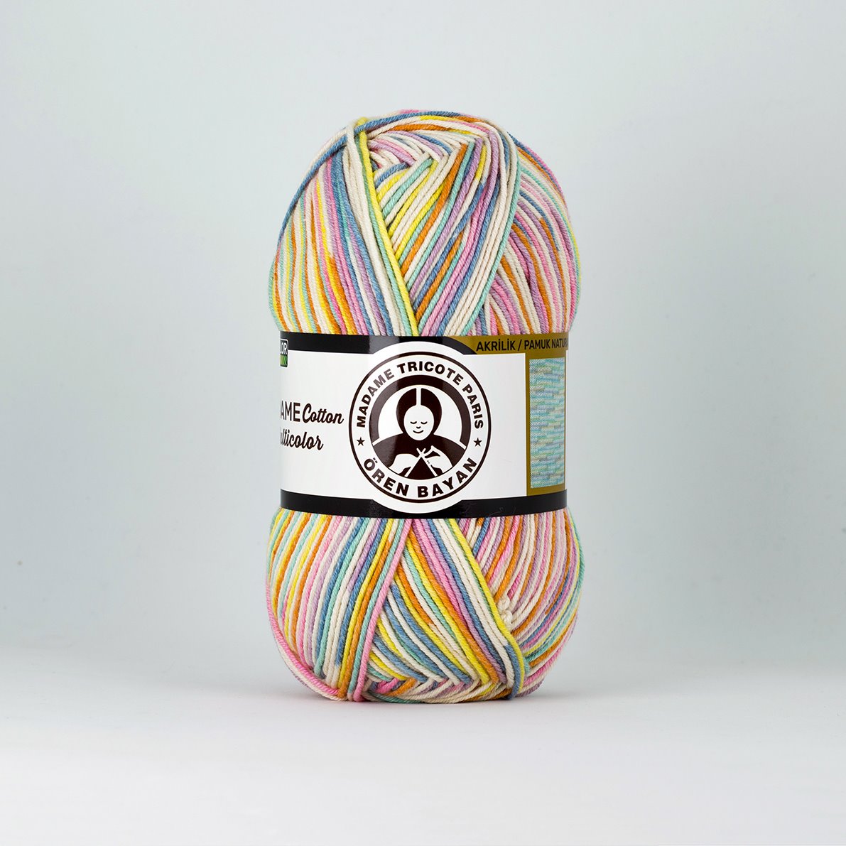 Garn Madame Cotton Multicol #441, 3x100g