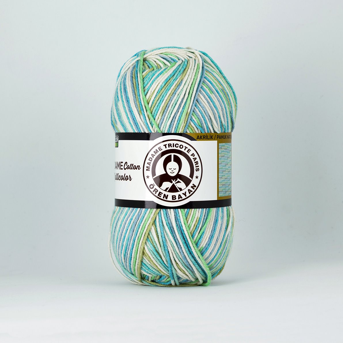 Garn Madame Cotton Multicol #442, 3x100g